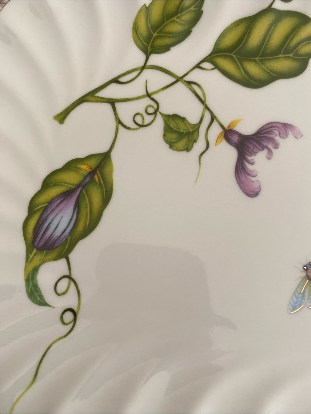 Set Of 2 Godinger & Co. Jardin. Large Sandwich Trays / oval serving platters - Picture 3 of 12